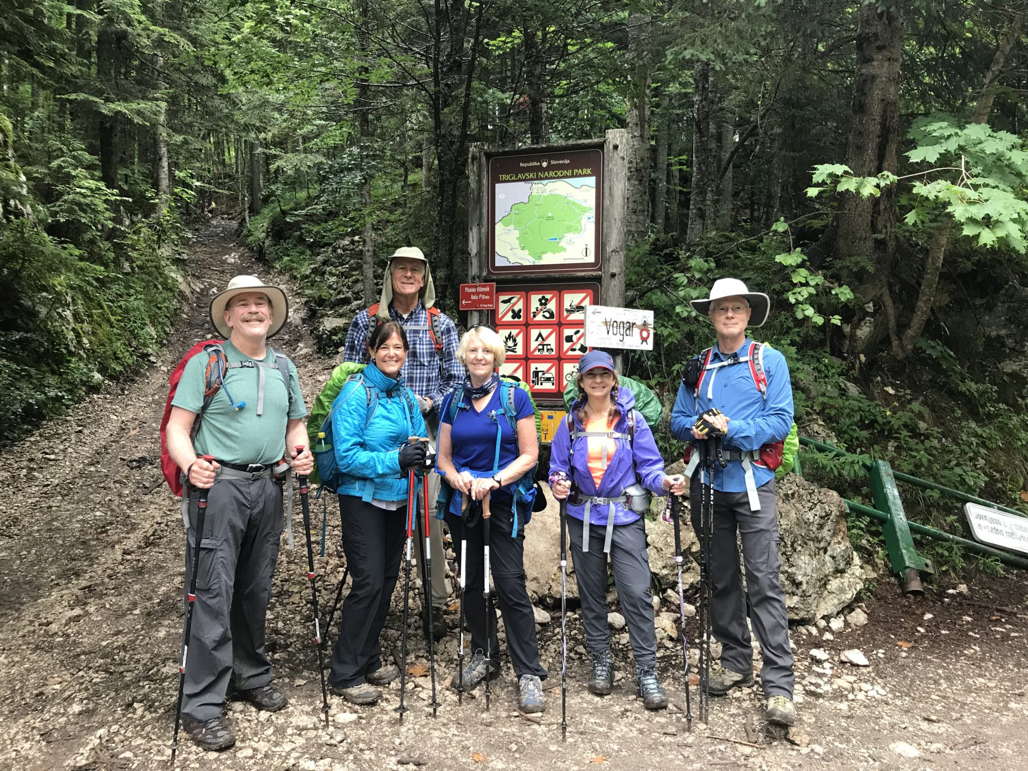 Our Julian Alps hiking group