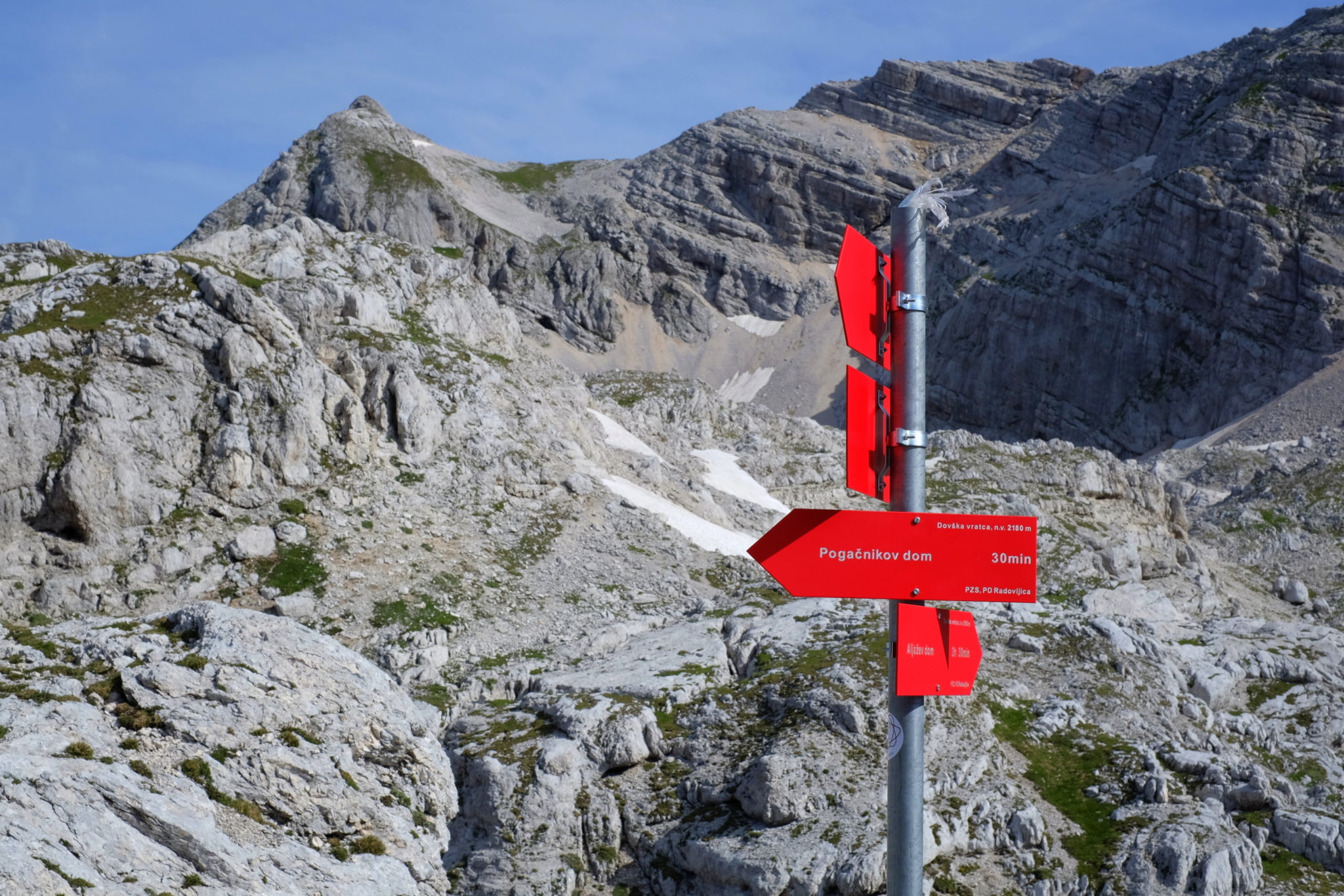 Hiking in Julian Alps, Slovenia