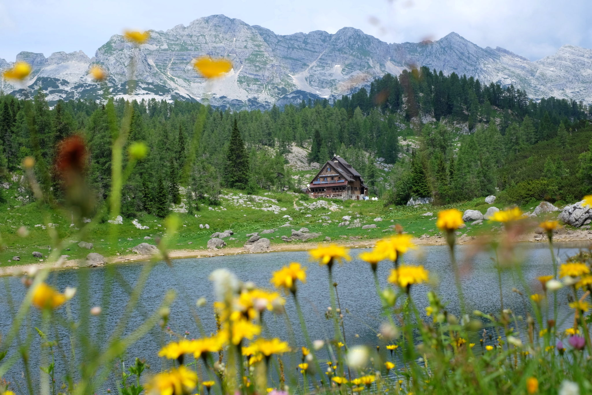 The Triglav Lakes Hut, Triglav National Park, Slovenia