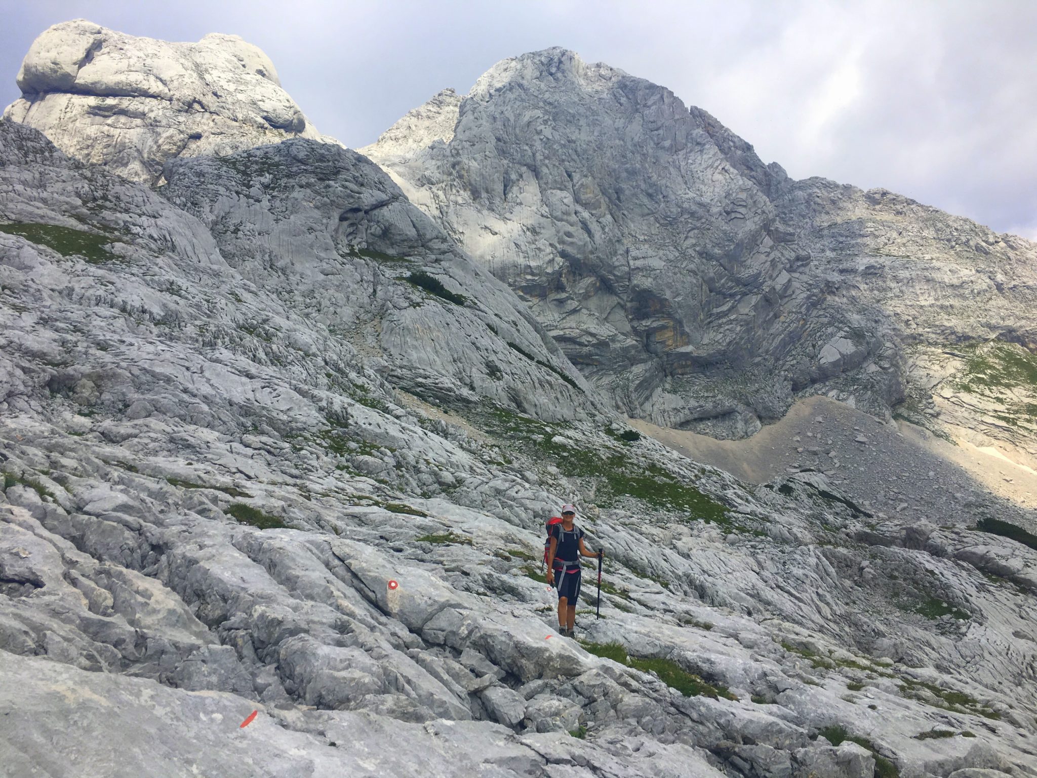 Hiking in the Kamnik-Savinja Alps, Ojstrica, Slovenia