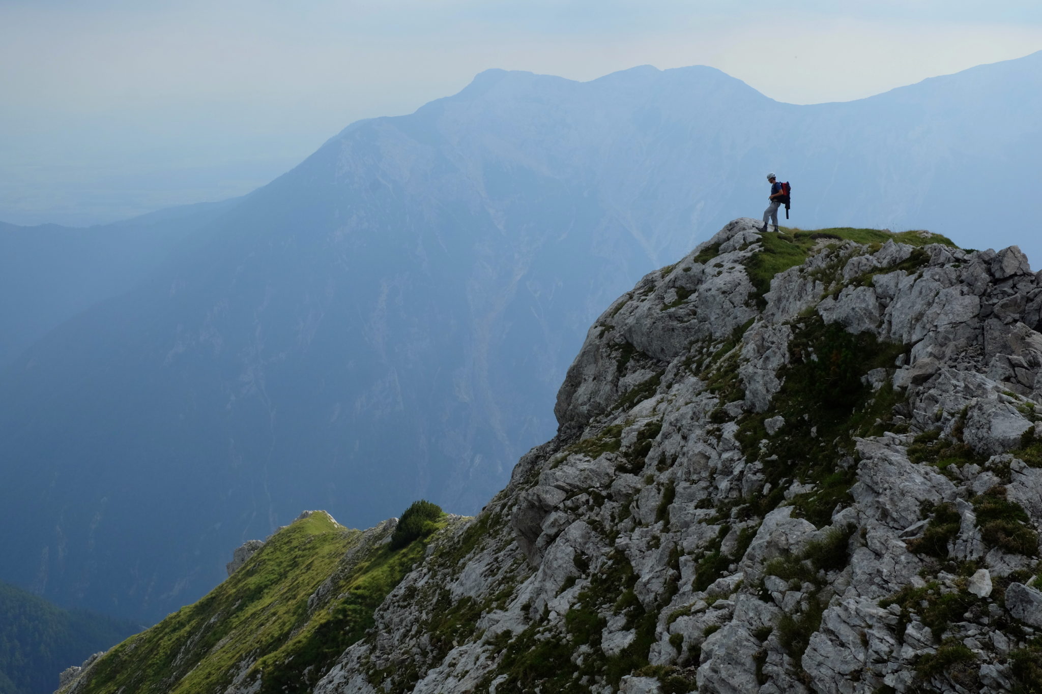 Hiking in the Kamnik-Savinja Alps, Ojstrica, Slovenia