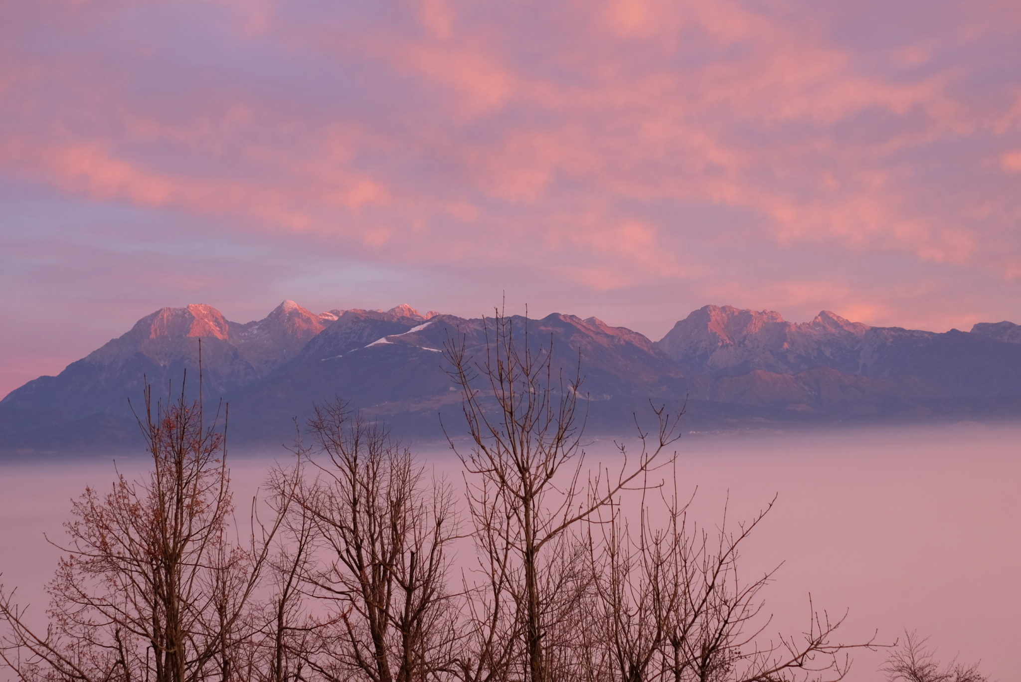 The Kamnik-Savinja Alps for sunrise