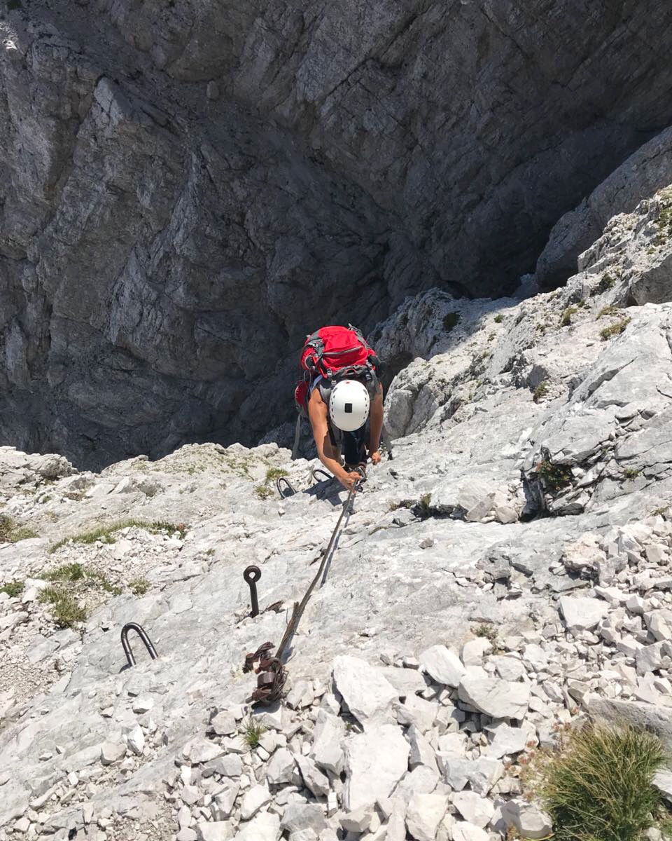 Climbing in the Kamnik-Savinja Alps