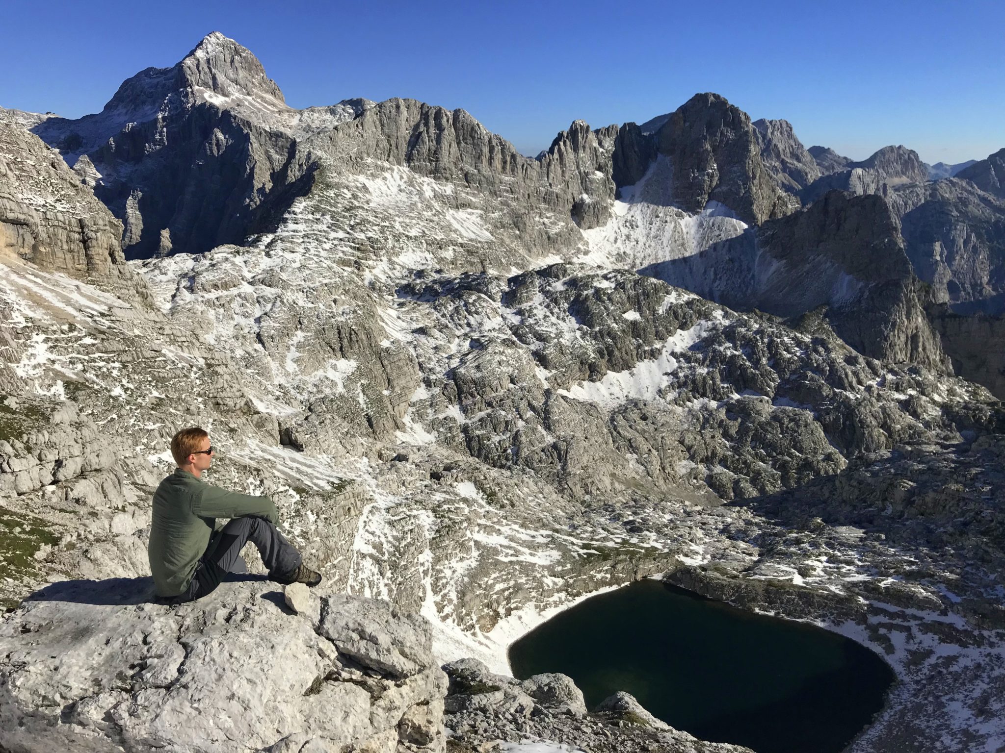 Upper Križ Lake and Triglav