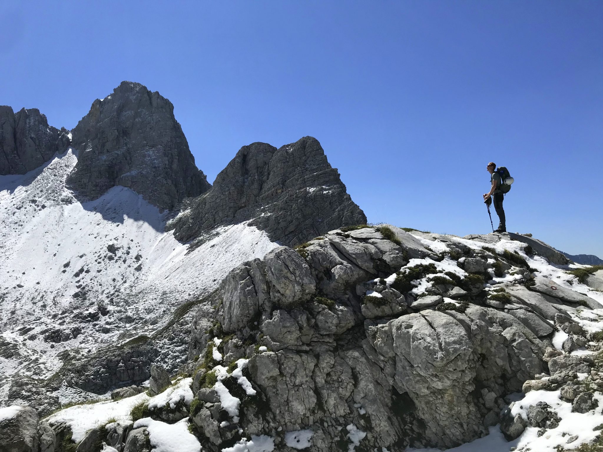 Hiking in the Julian Alps, Triglav National Park, Slovenia