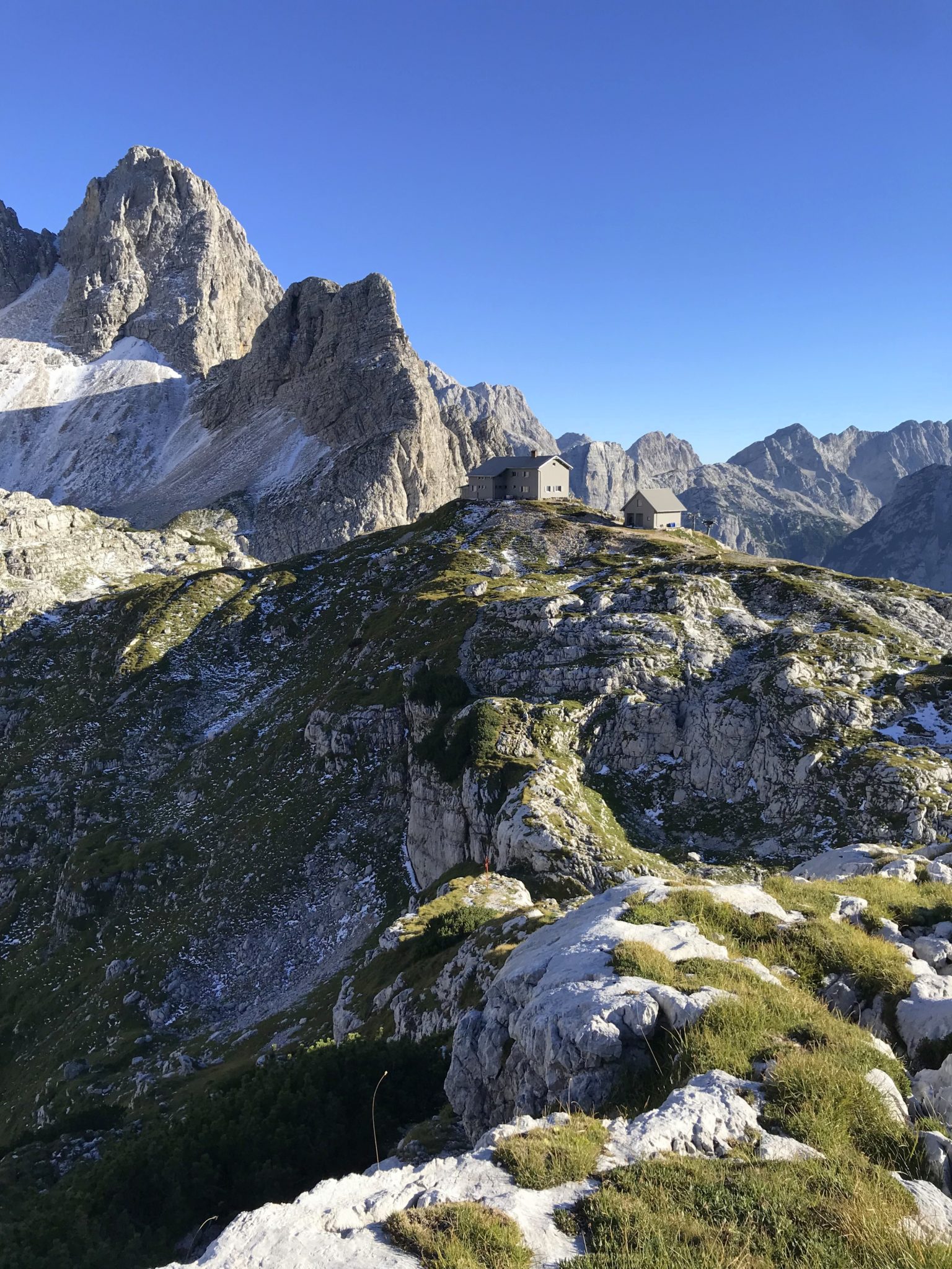 Pogačnik Hut at Kriški Podi, Julian Alps, Slovenia