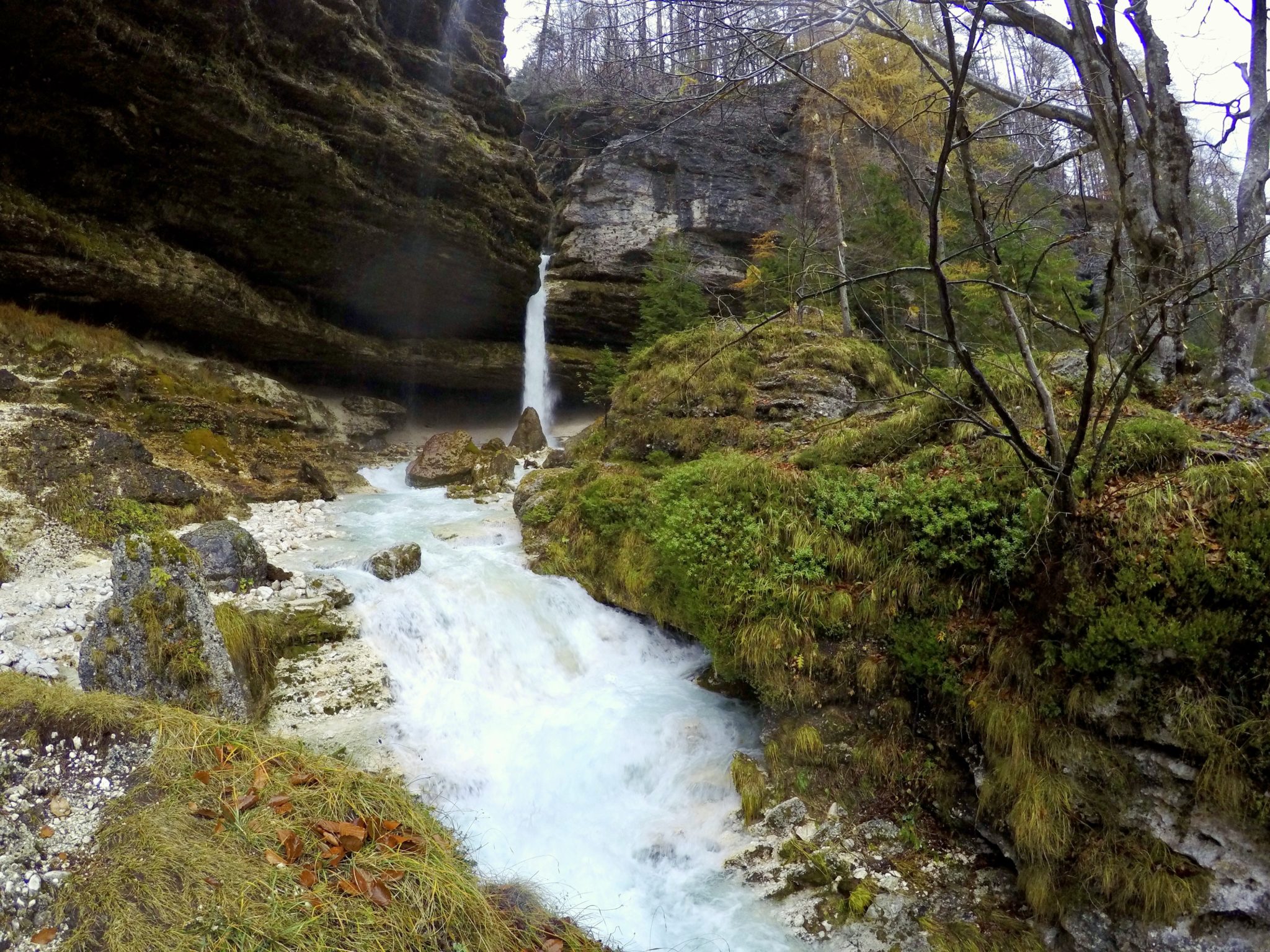 Peričnik Waterfall, Triglav National Park, Vrata Valley, Slovenia