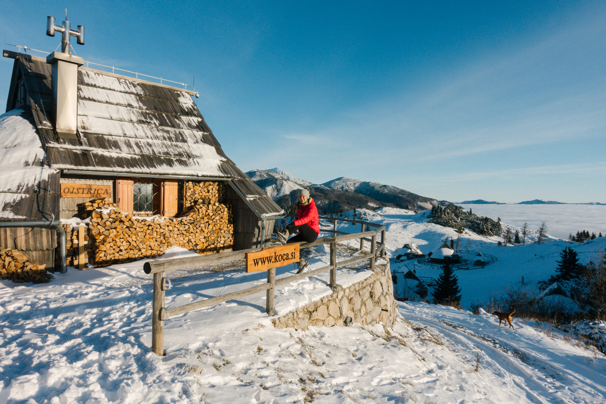 Koca.si resort on Velika Planina, Visit Ljubljana, Slovenia