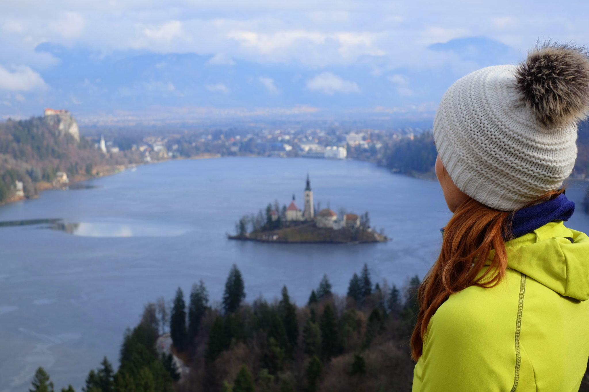 Best view of Lake Bled, view point, Slovenia