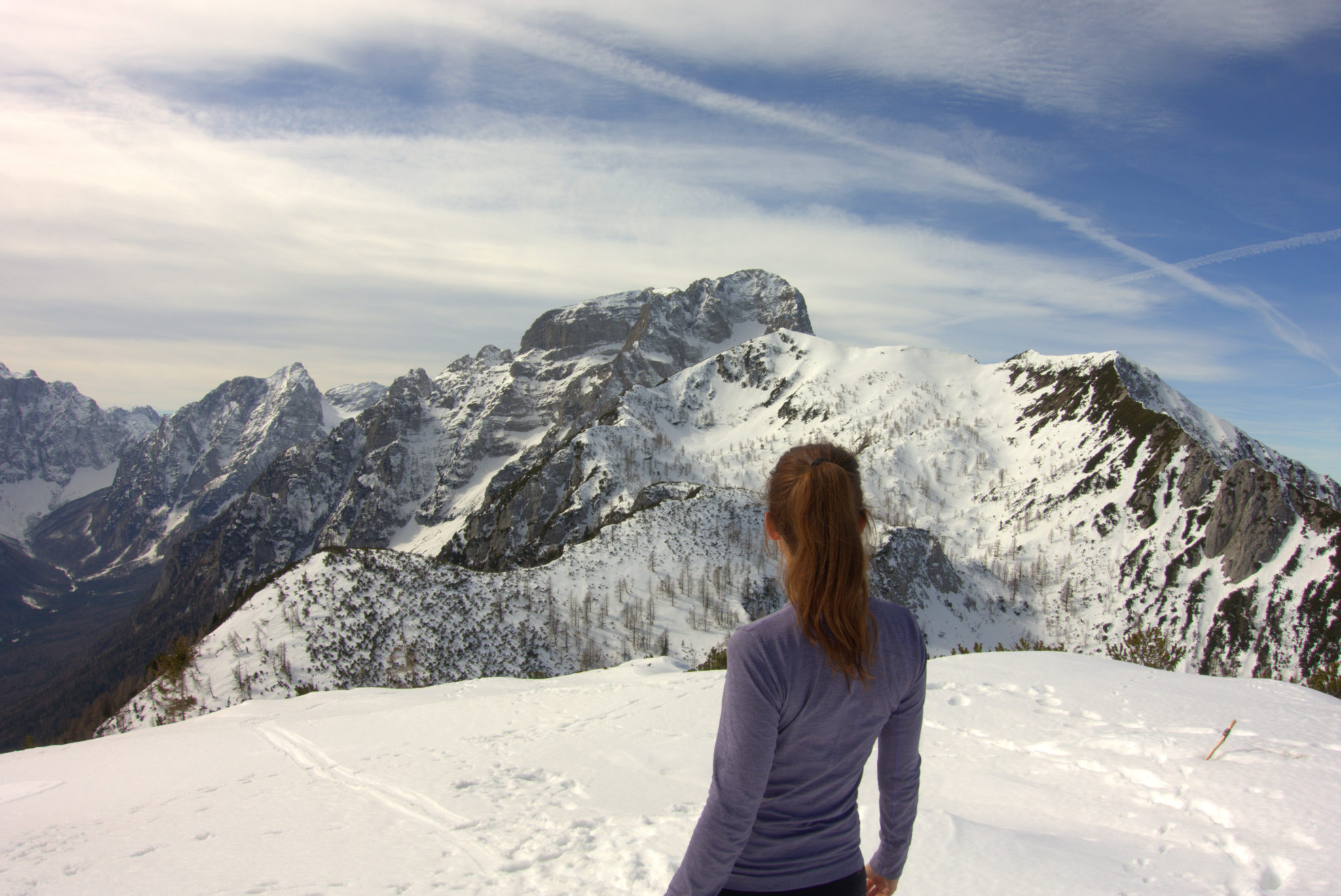 Soaking up cinematic views of the tallest peaks of the Julian Alps, Slovenia