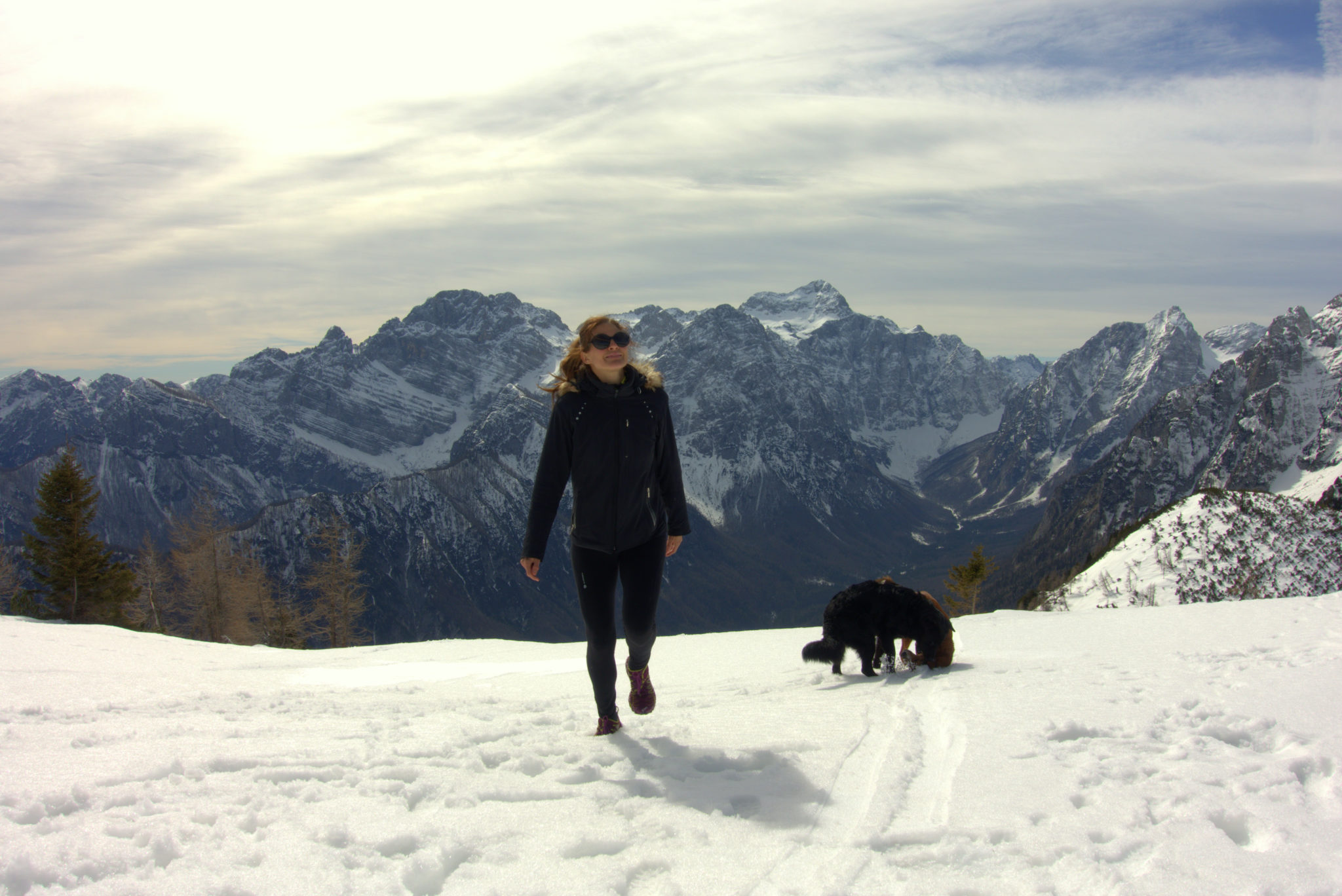 Hiking in Julian Alps, Slovenia, Triglav National Park